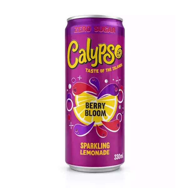 Calypso Berry Bloom Zéro Sugar – en pack de 24x33 cl.