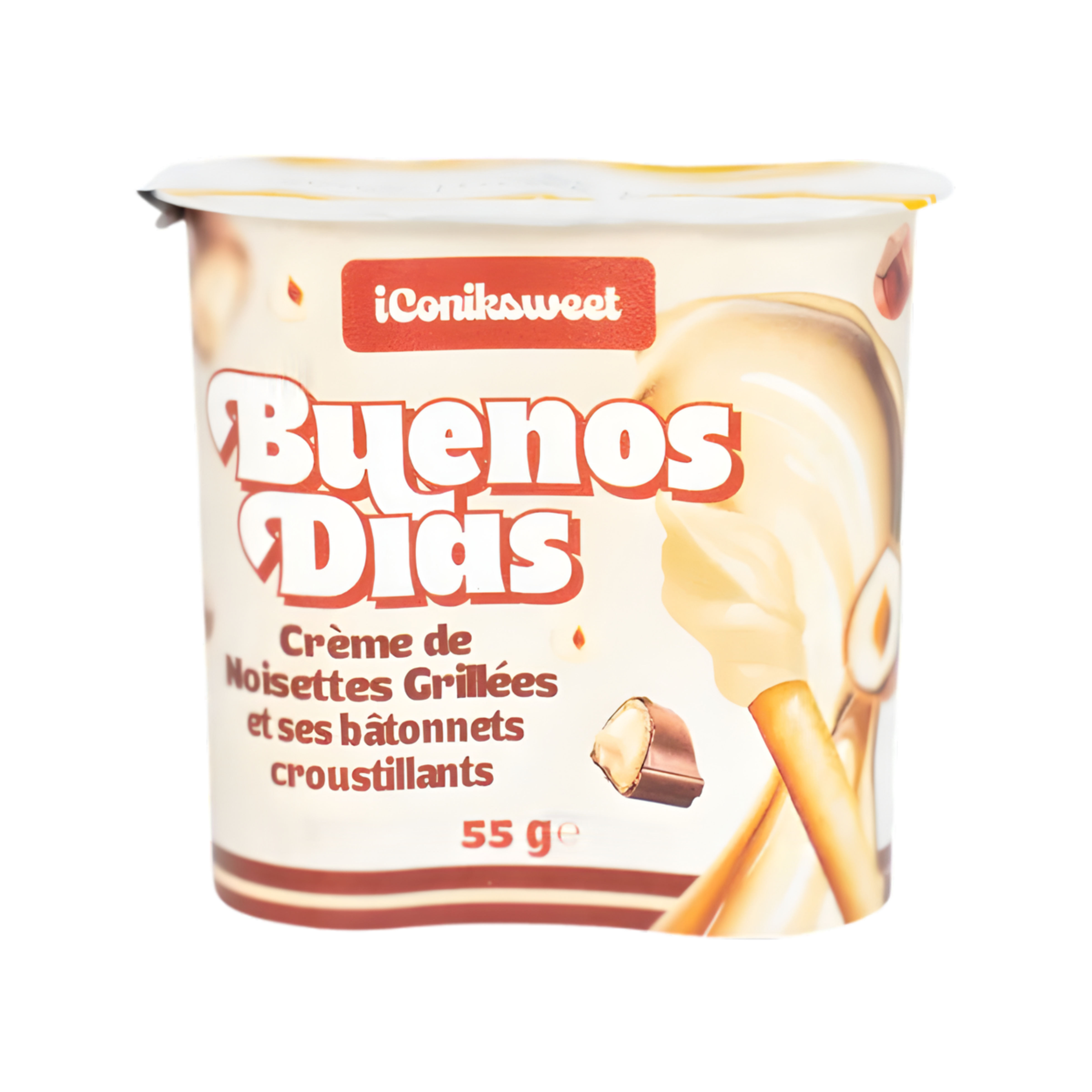 Buenos Dias Grilled Hazelnut Cream Sticks