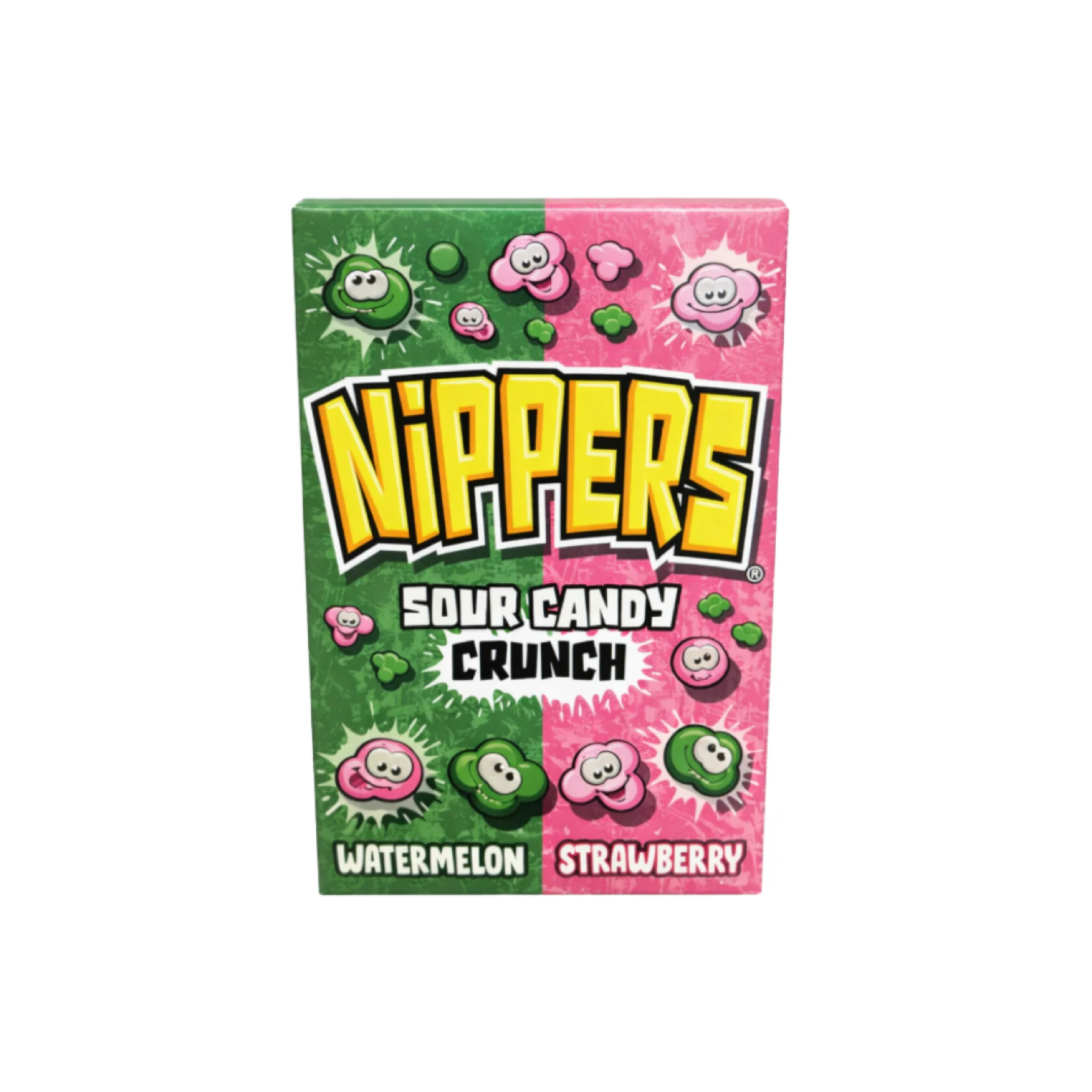 Nippers Sour Candy Crunch Watermelon & Strawberry