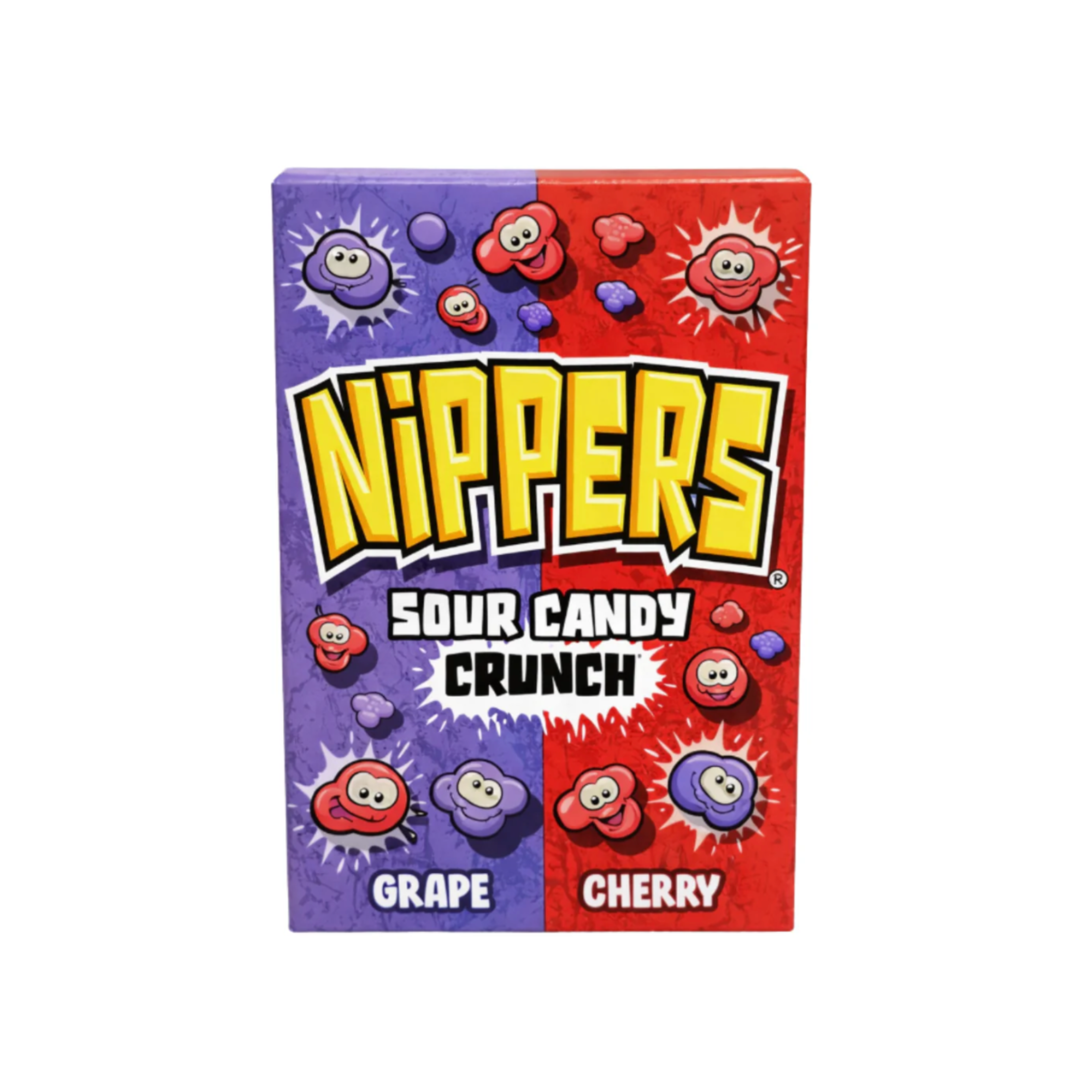 Nippers Sour Candy Crunch Grape & Cherry