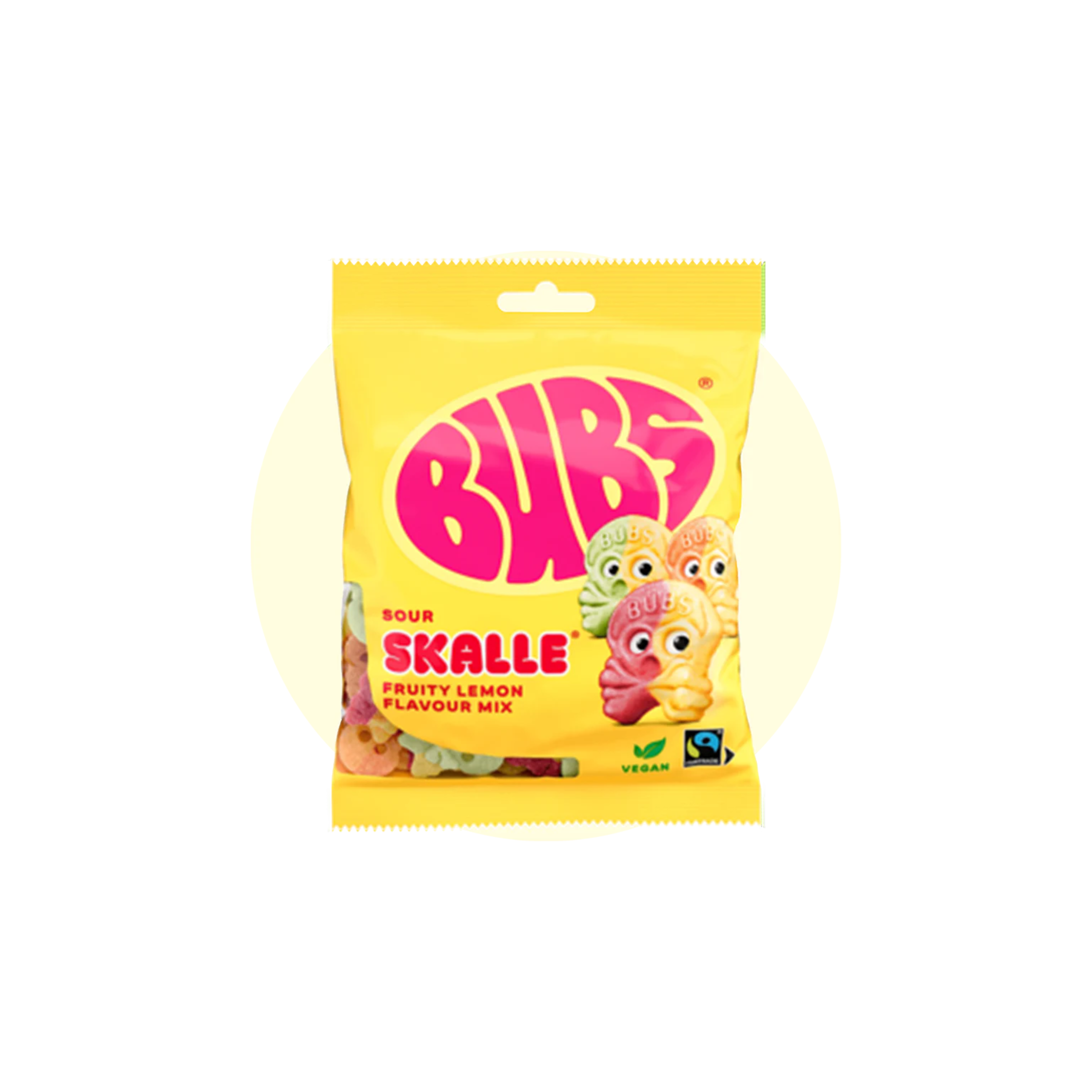 Bubs Godis Skulls Fruity Lemon