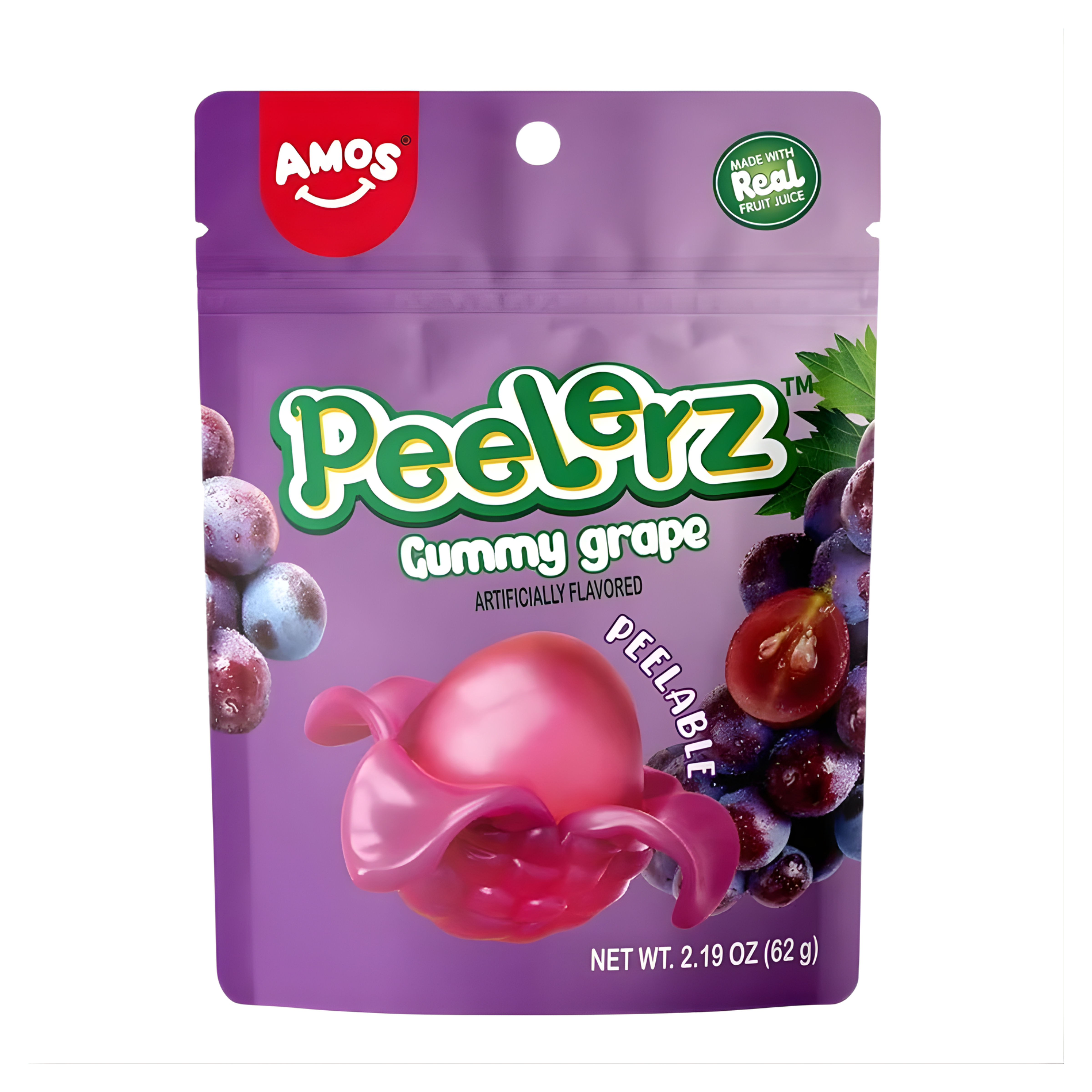 Amos Peelerz Gummy Grape