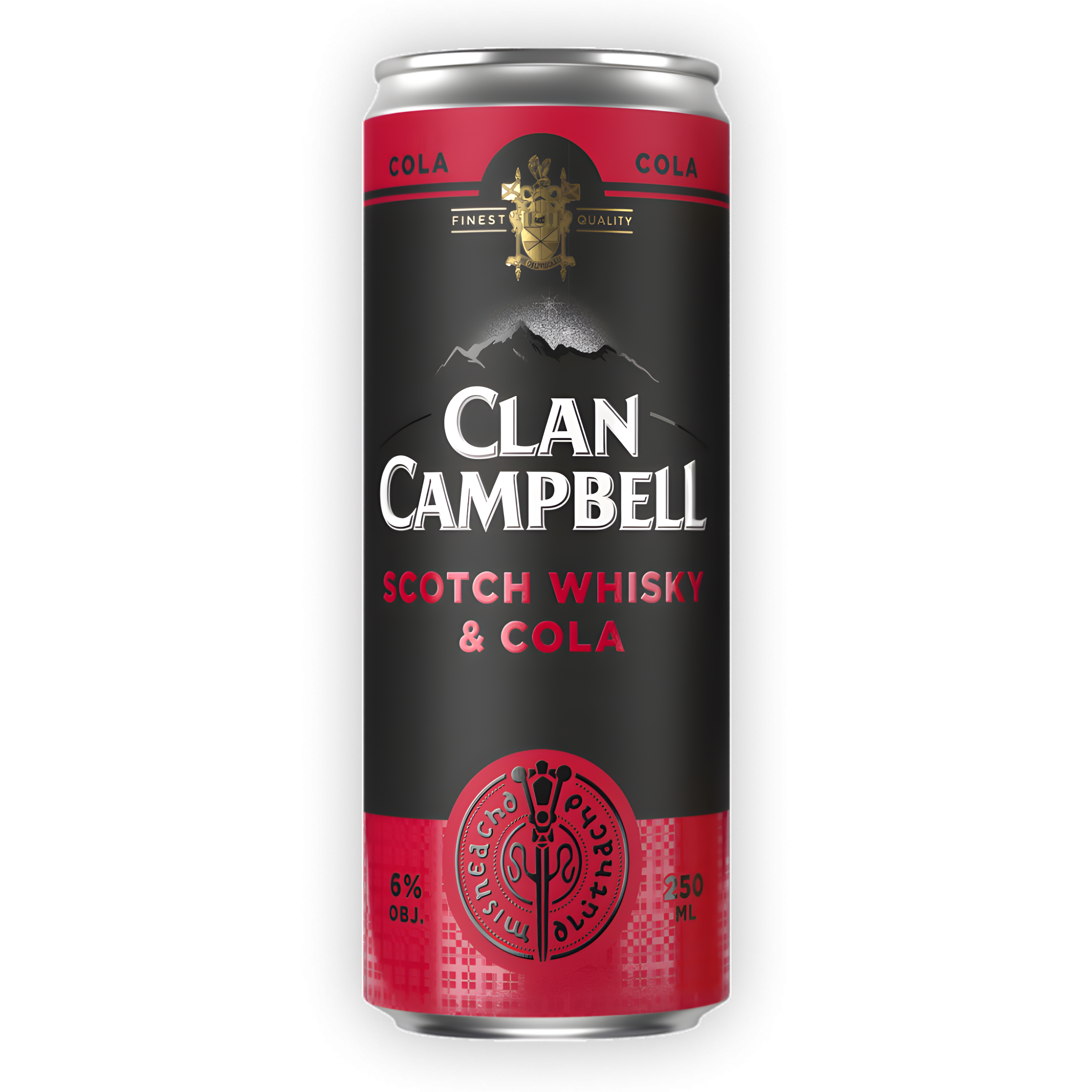 Clan Campbell Scotch Whisky & Cola - 24*250ml