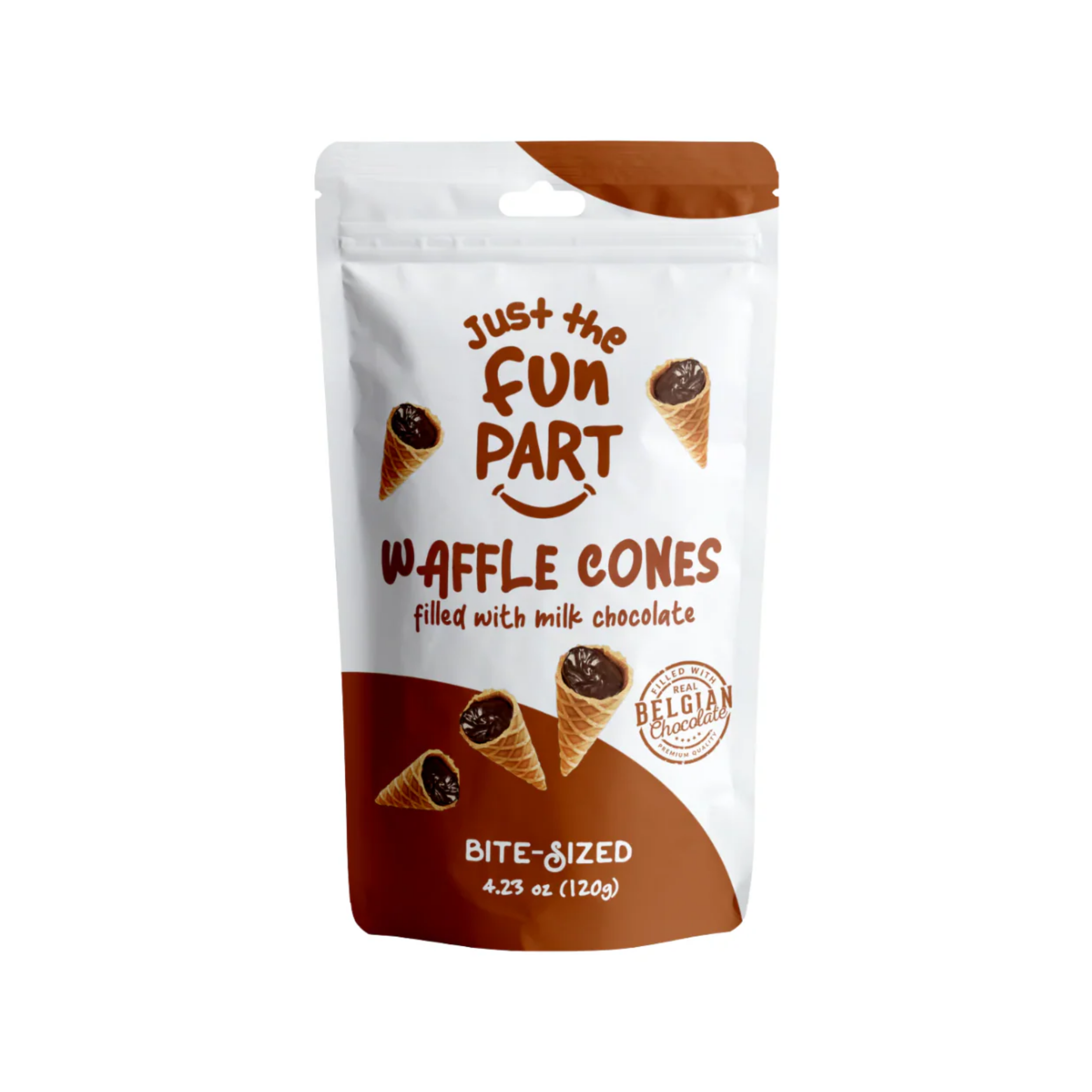 Just The Fun Part Waffle Cones - Mini Cornets Chocolat au Lait